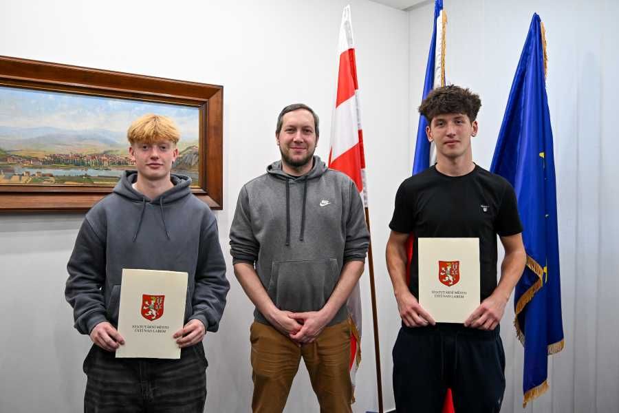 Ústecký magistrát oceňuje mladé sportovce: Kaulfus a SC Blades slaví úspěchy