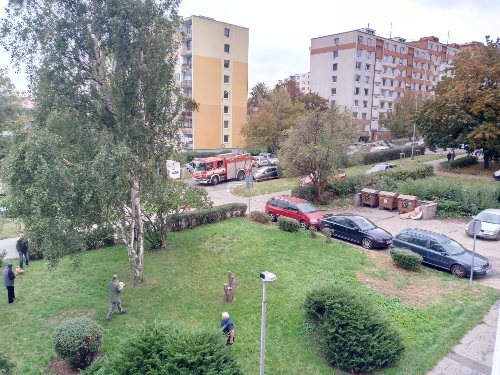 obrázek: Požár bytu v ústí nad Labem