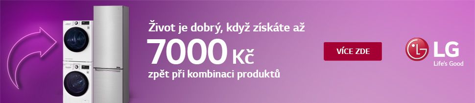 obrázek: ElektroEfekt.cz vám nabízí až 7000 Kč zpět při zakoupení kombinace produktů LG