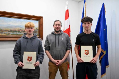 obrázek:Ústecký magistrát oceňuje mladé sportovce: Kaulfus a SC Blades slaví úspěchy