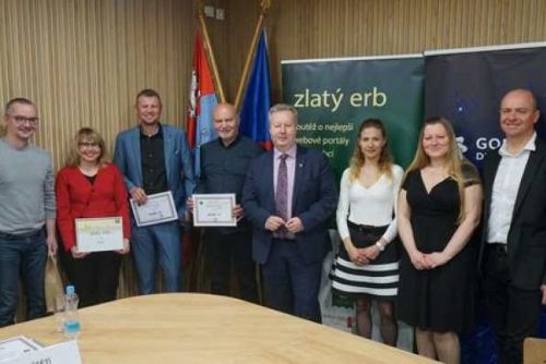 Foto: Jirkov triumfuje v soutěži Zlatý erb 2025 za nejlepší webové stránky