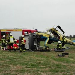 Záchranáři prověřili své schopnosti v rámci metodického cvičení v sousedním Německu